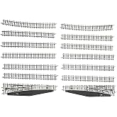 Mrklin Z Scale Model Train Tracks Extension Set with Manual Turnouts