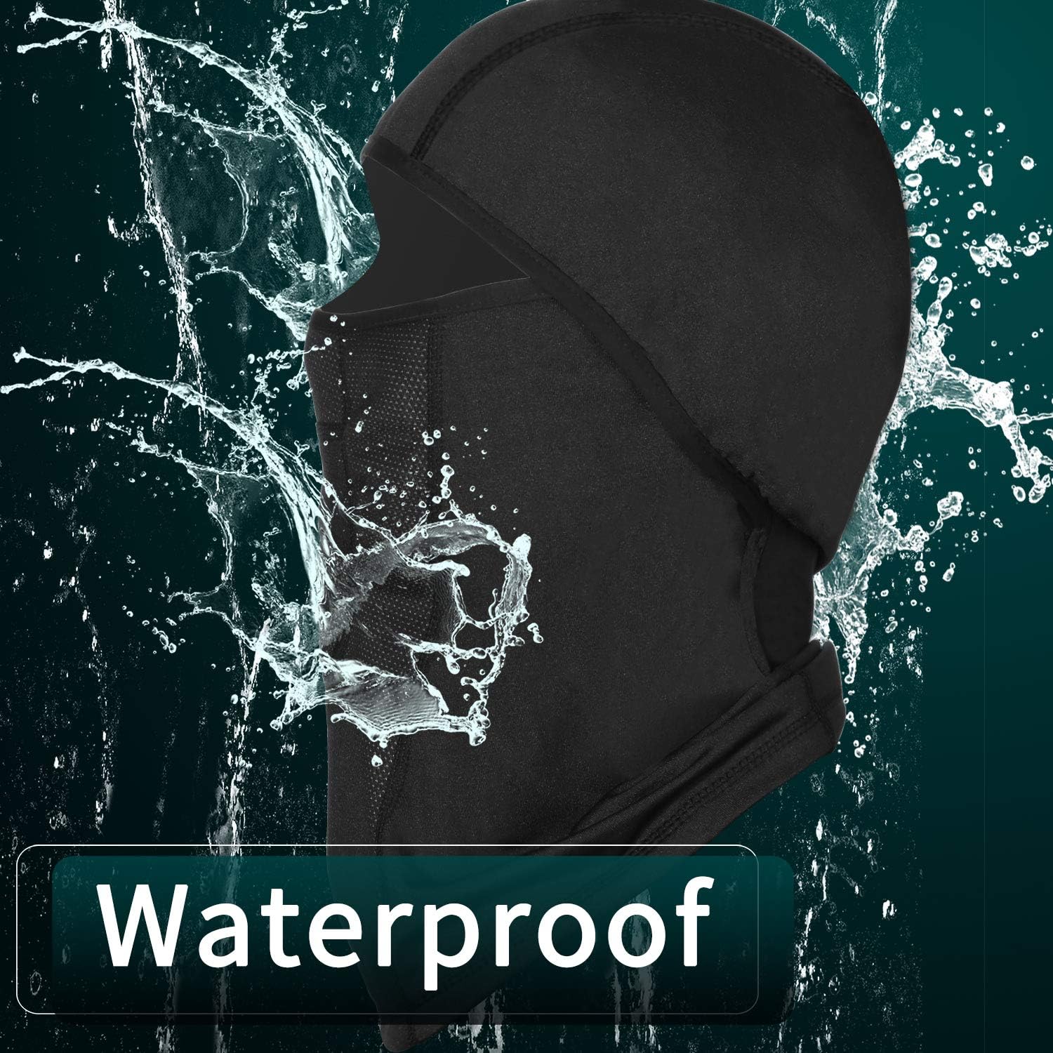 Achiou Winter Balaclava Ski Mask Face Mask Windproof Breathable for Men Women Black at  Men’s Clothing store