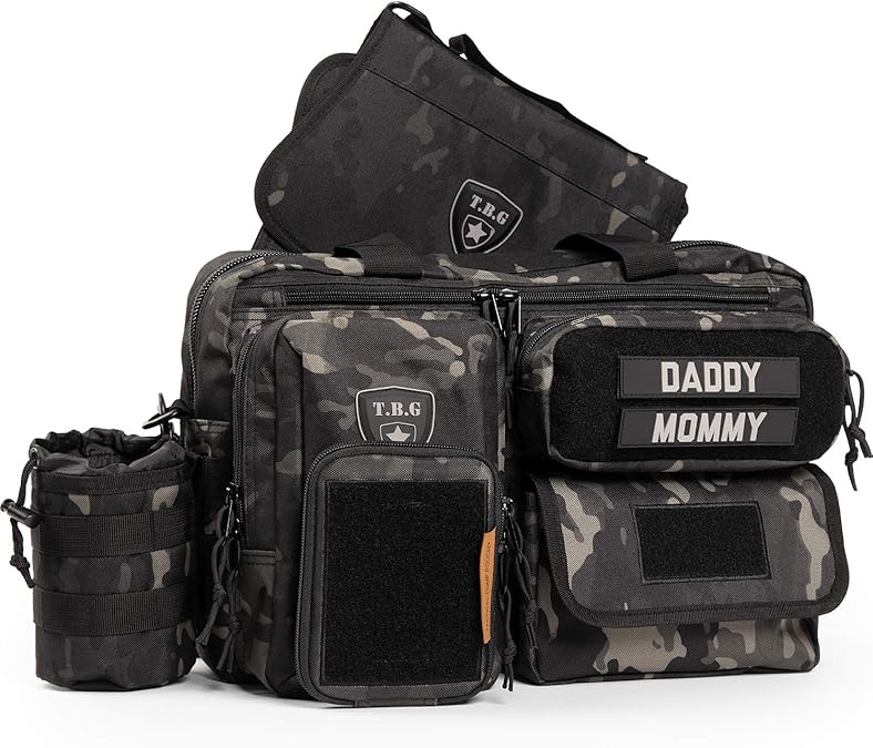 Tactical Baby Gear Deuce 2.0 Tactical Diaper Bag Combo Set and Changing