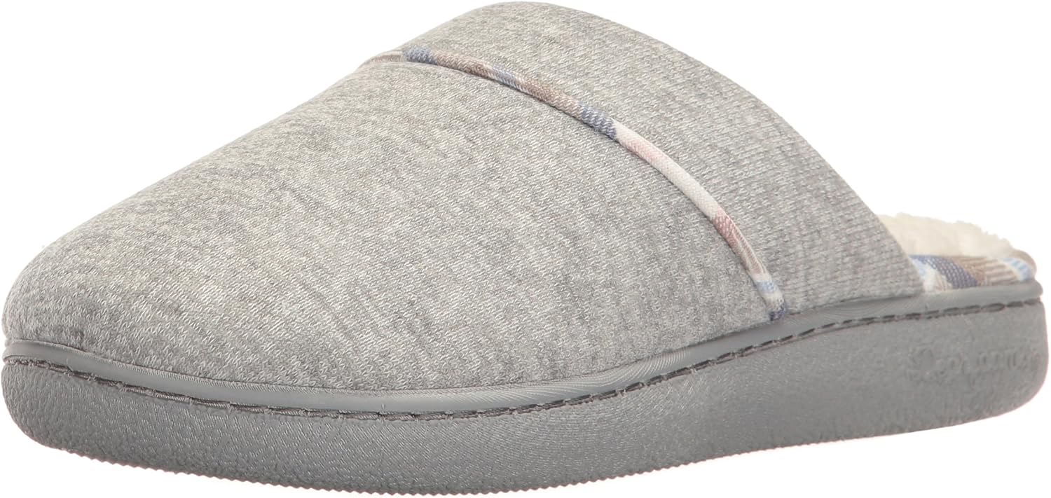 Amazon.com | Dearfoams Women's Knit Closed Toe Scuff Slipper | Slippers