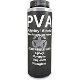 PVA Water Based Mould Release - Polyvinyl Alcohol Agent for Epoxy, Polyester, Vinyl Ester, Resin, Gel Coat, Polyurethane Foam, Silicone-Spray or Brush-On Film for Sculpture and DIY Projects
