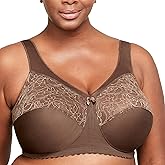 Glamorise Full Figure Plus Size MagicLift Original Support Bra Wirefree #1000