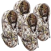 Chicingyou 4 Pcs Hunting Face Mask for Cold Weather Winter Camouflage Balaclava Face Mask Hunting Trapper Hat Headwear for Men and Women