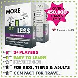 More or Less History Edition Card Game by More or Less – 2 Players Travel Pocket view 2