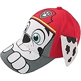 Nickelodeon Toddler Boys' Paw Patrol Baseball Cap - 3D Chase, Marshall, Rubble Curved Brim Snap Back Hat