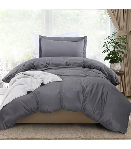 Amazon.com: Duvet Cover Twin/Twin XL, 2 PC Cotton Like Polyester