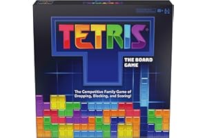 Spin Master Games, Tetris: The Board Game, Play The Classic Puzzle Game Tetris in Real Life, Multiplayer Head-to-Head Puzzle Challenge, 2-4 Players, Stocking Stuffer Gift Ideas for Ages 8 & Up
