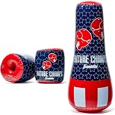 Franklin Sports Inflatable Punching Bag &amp; Glove Set - Future Champs - 42 x 19 x 19 inches