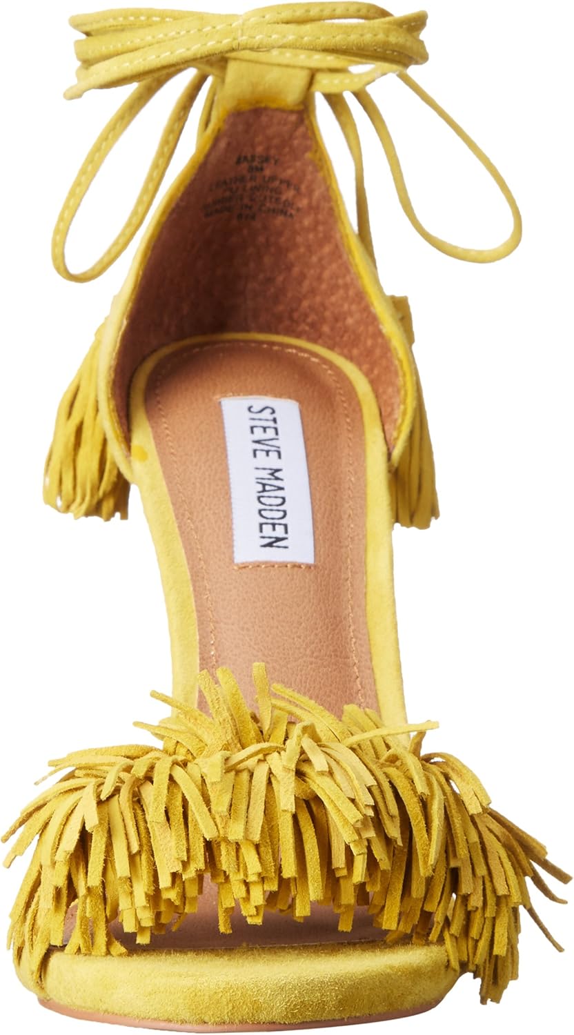 steve madden sassey fringe heels