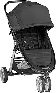 Baby Jogger 2083060 City Mini 2, leichter Kinderwagen, 3 Räder, schneller Einhand-Faltmechanismus, Jet schwarz