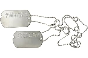 YIPPO ACCESSORIES James Barnes"Bucky" & Steven Rogers Military Dog Tags