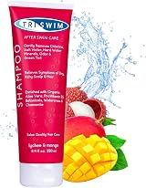 TRISWIM Chlorine Removal Shampoo Vegan After Swim Hair Care Lychee Mango 250ml