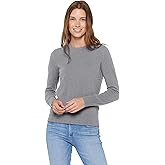 State Cashmere Women’s Essential Crewneck Sweater 100% Pure Cashmere Classic Long Sleeve Pullover