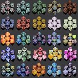 QMay Mystery Dice 42 Pcs Polyhedral Dice with 6 Display Tubes 7‑Die Sets view 6