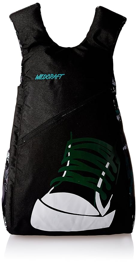Wildcraft Hoodie Hiphop Polyester Green Casual Backpack(8903338014737)