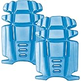 Hmyl Easy No Strap Knee Pad Insert for Work Pants, Uniforms, and Tactical Pants, Breathable Pocket Knee Pads for Gardening, Construction, Flooring, Cleaning, and Garage, 9.3''×6.5''×1'', Blue