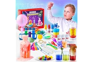 OSLLATE Science Kits for Kids - 50 Experiments Science Kit for Kids Age 6-12 Year Old, STEM Educational Science Toys Gifts for Girls Boys, Chemistry and Physics Set Toys for Boys Girls