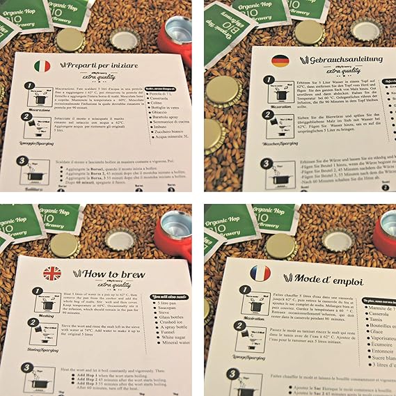 Cervezanía MyBrewery Home Brewing Kit Bio Beer: Amazon.es: Hogar