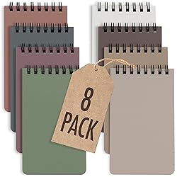 ZICOTO Aesthetic Pocket Notebooks Set Of 8 - Small