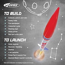 Estes 1225 Alpha Rocket-Building Kit, Intermediate