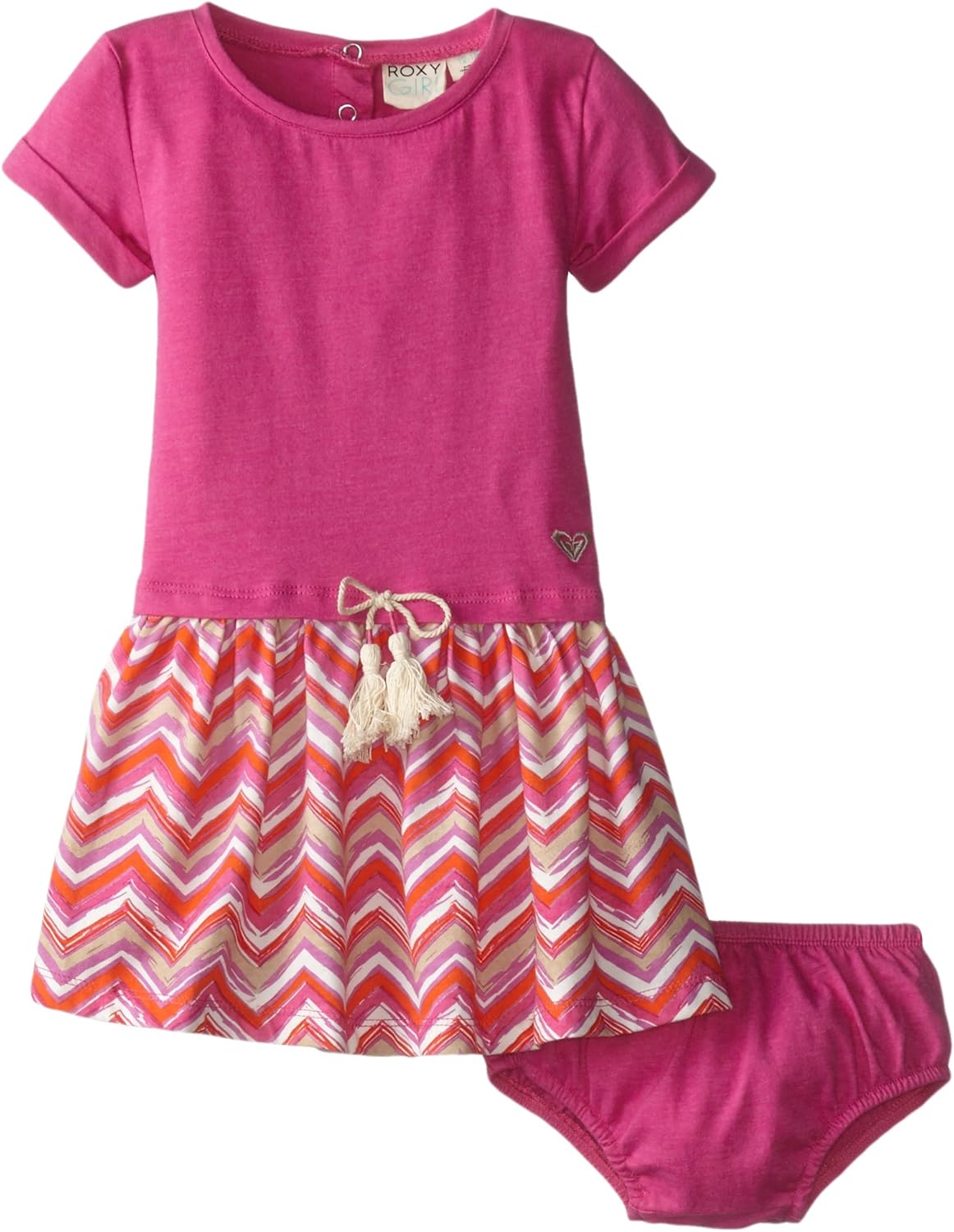 Roxy BabyGirls Infant The Ziggy Dress, Rose Violet, 12