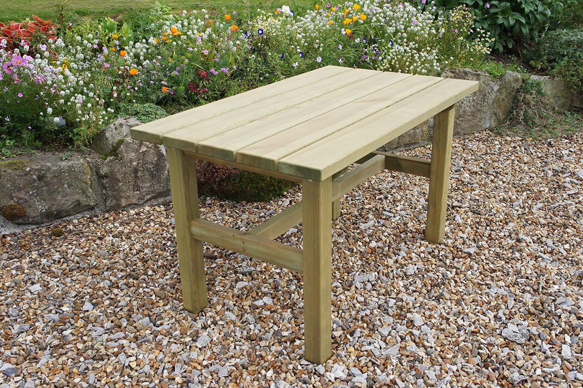 Zest4Leisure 5ft Emily Garden Dining Table - FSC Certified Pressure Treated Wood