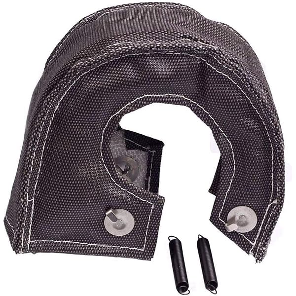 最大68％オフ！ Turbo Charger ブラックターボブランケットヒートシールドビーニーターボチャージャーカバーT88 S400