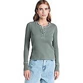 AMO Women's Thermal Henley Tee