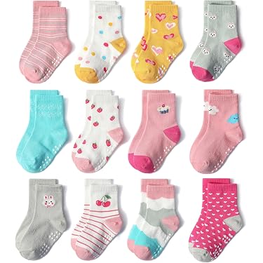 2 Paires De Chaussettes Bébé 0-6 Mois – Coton Doux, Imprimés « Love Mama » Et « Love Papa », Cadeau Naissance