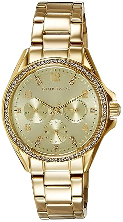 Giordano Analog Gold Dial Womens Watch - 2720-22