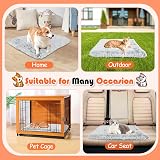 Nobleza 2 in 1 Cat Bed Foldable Nest 60x50cm Grey Inner Cushion Small Pet Bed view 7