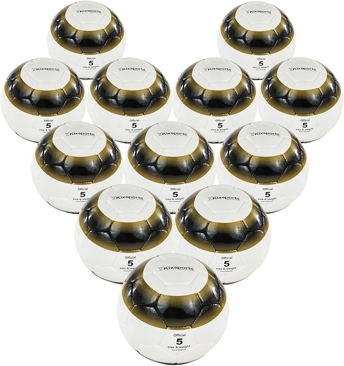 Kixsports Melior Bulk Soccer Balls Pack of 12 (Size 4) 1 Selling Wholesale Soccer Balls We