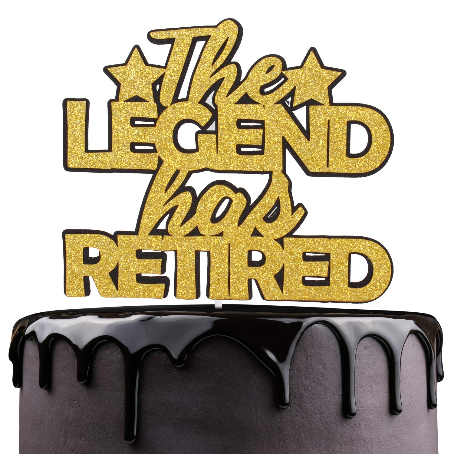 The Legend Has Retired Happy Retirement Cake Topper Hello Pension