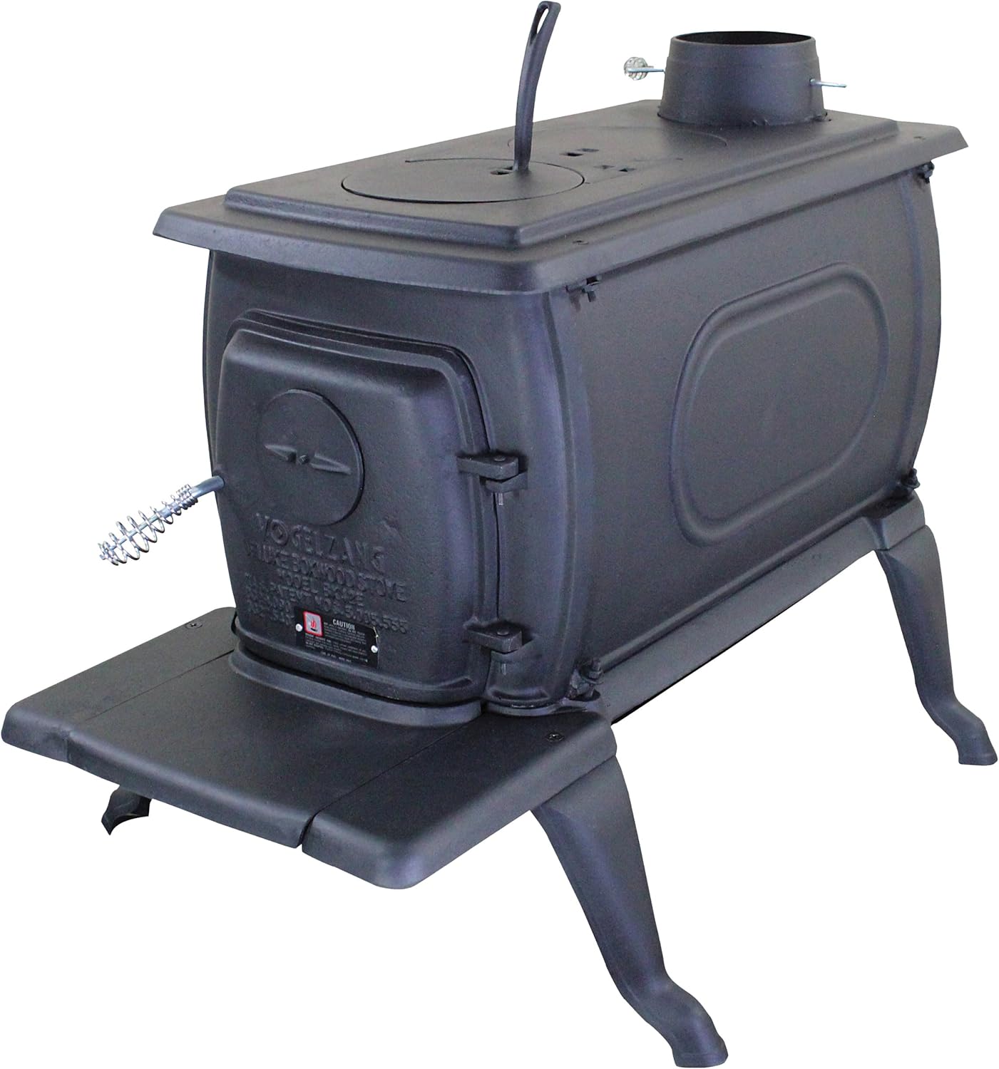 Amazon Com Vogelzang Bx42e Boxwood Deluxe Cast Iron Wood Burning