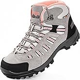 R CORD Hiking Boots Women Waterproof Non-Slip Womens Hiking Shoes Comfortable Outdoor Womens Hiking Boots Walking Boots Hiking Shoes Women