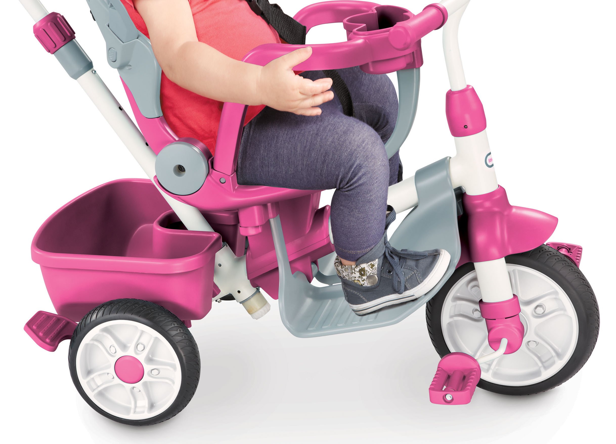 Little Tikes Perfect Fit 4-in-1 Trike, Pink, 9 months - 5 years