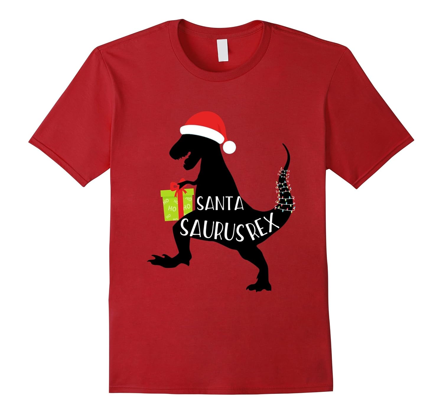 Christmas SantaSaurus Rex Toddler Shirt for Dinosaur Lovers-Rose