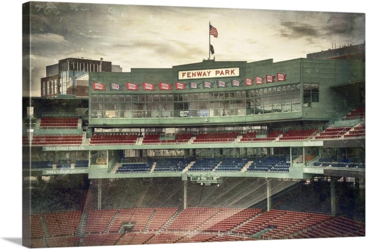 Photographs - Vintage Fenway Park Press Box Wall Art