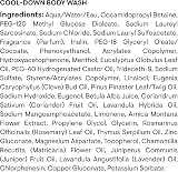 Elemis Cool-Down Body Wash Invigorating Shower Gel 200ml Menthol view 2