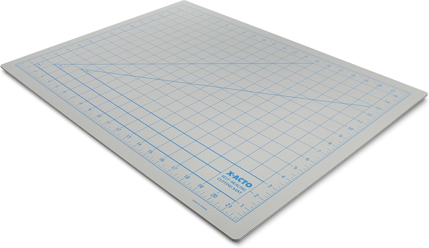 XActo SelfHealing Cutting Mat with NonStick Bottom, Gray, OneInch Grid, 18 x 24Inch (X7762