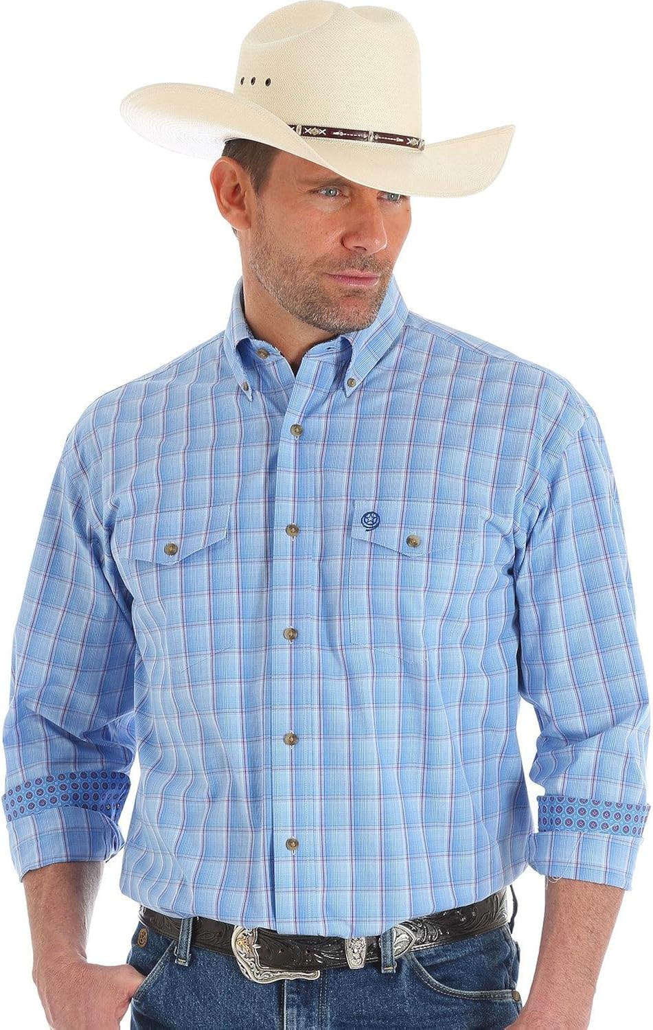 wrangler large tall shirt