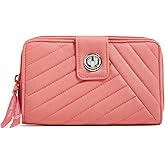 Cotton Turnlock Wallet With Rfid Protection