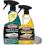 Weiman Granite Sealer and Cleaner and Polish (Microfiber Cloth) for Granite Countertops