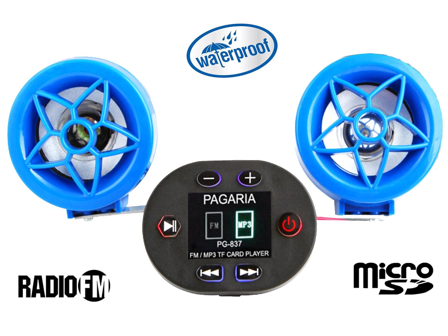 PAGARIA Bike Mp3 Player with Bluetooth & FM Radio Amazon.in Electronics