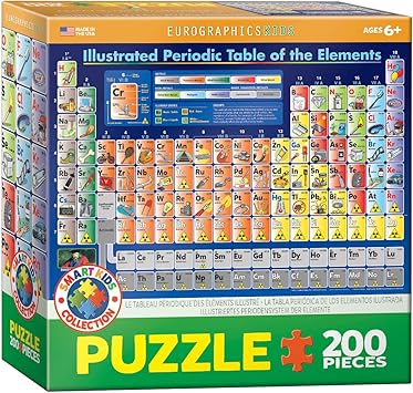 EuroGraphics Periodic Table Illustrated Jigsaw Puzzle (200-Piece)