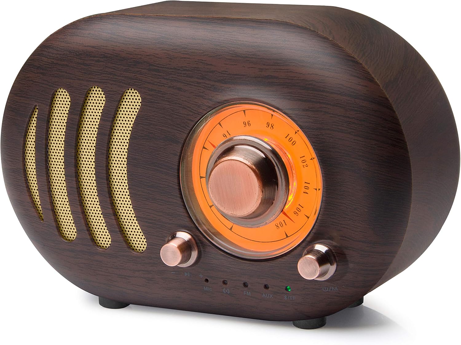Retro FM Radio, Portable with Bluetooth, Best Reception