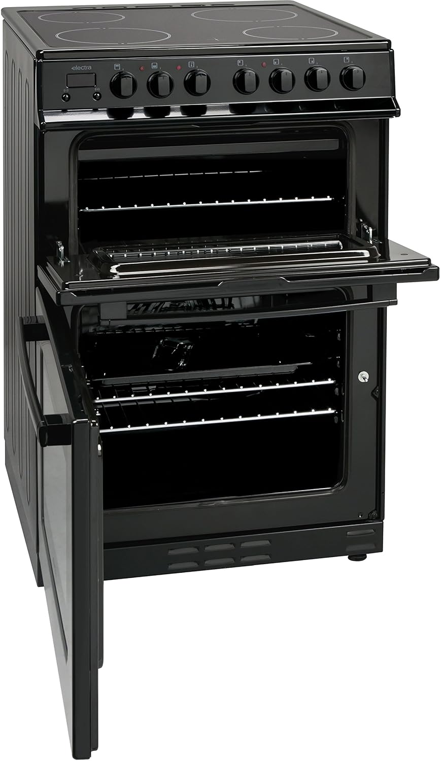 Black Electra Tcr60B Freestanding Electric B Rated Cooker Large