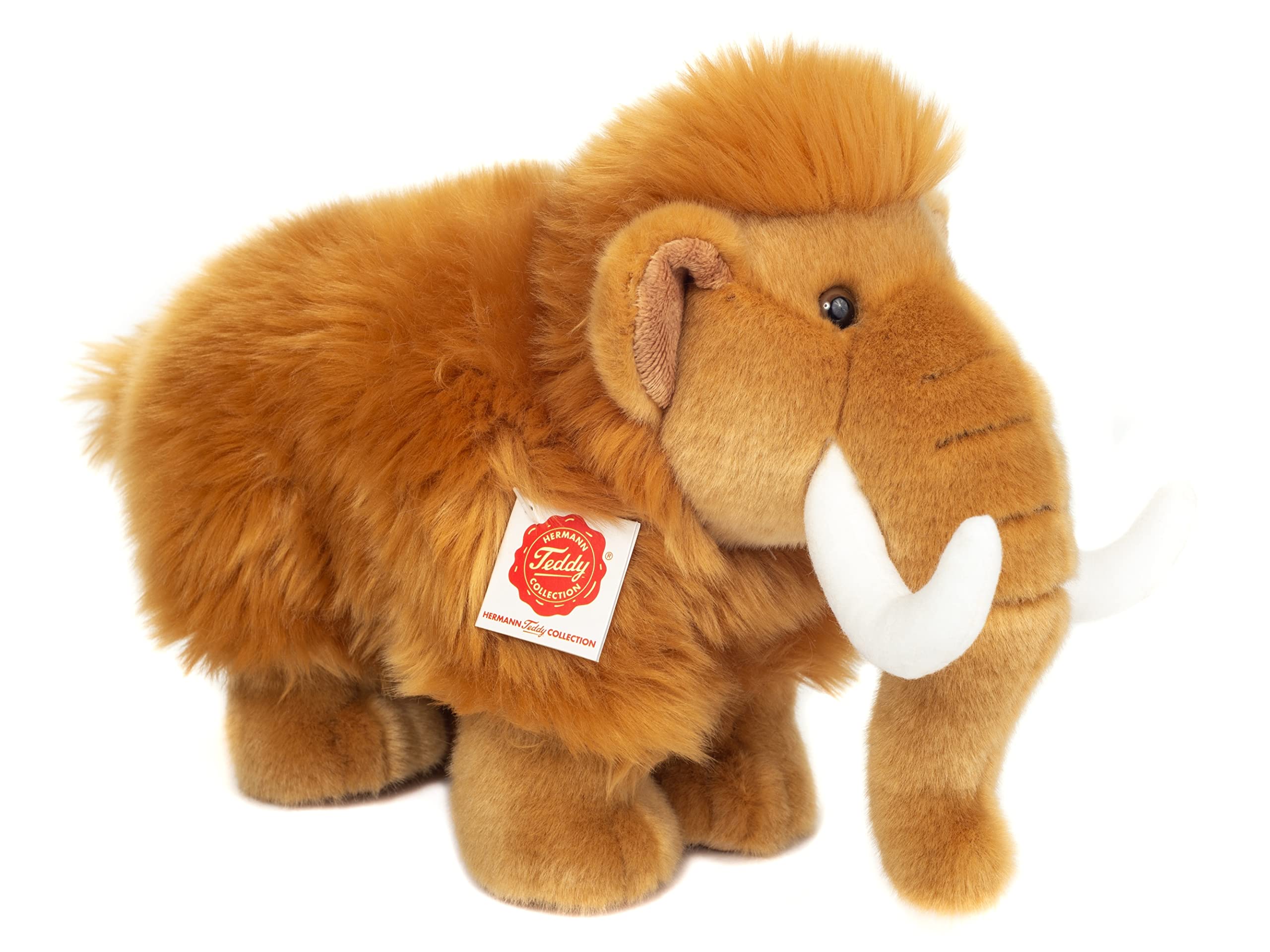Teddy Hermann 94500 Mammut 30 cm, cuddly toy with 75% recycled filling material