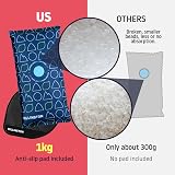 Hillington Car Dehumidifier Bag 1kg Reusable Moisture Absorber with Pads view 4