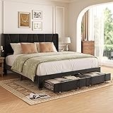 viplov King Bed Frame with Storage